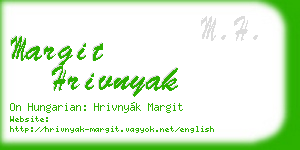 margit hrivnyak business card